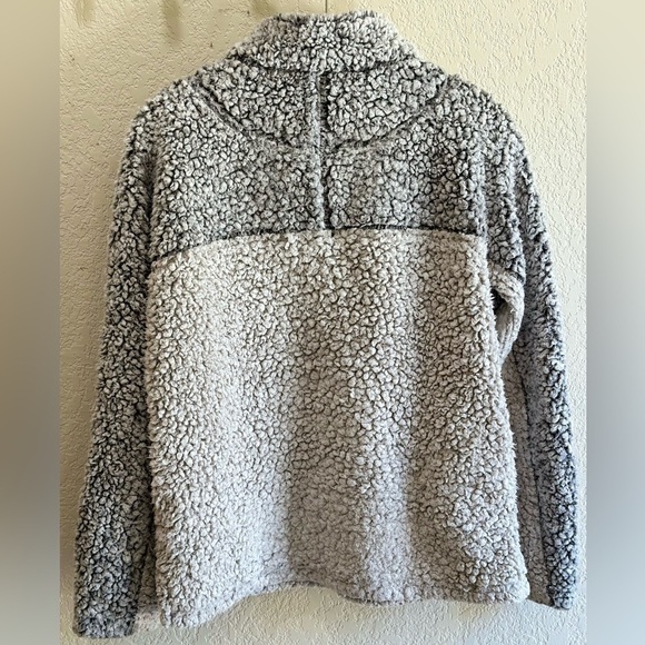 2 for $26 Dylan Los Angeles 1/4 Zip Teddy Bear Sherpa Pullover Medium - Picture 3 of 5